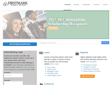 Tablet Screenshot of firstmarkcu.org